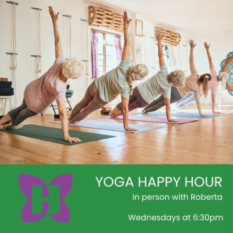 Yoga Happy Hour Flier
