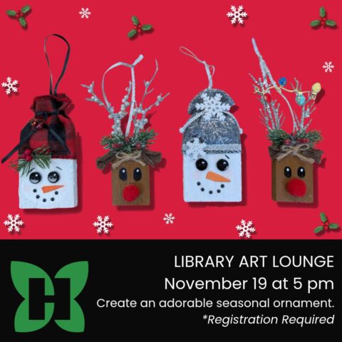 Library Art Lounge Flier